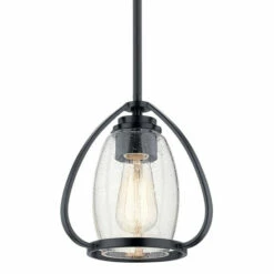 Outlet ✨ Kichler Lighting Tuscany 1-Light Mini Pendant Black 🧨 -Kichler Lighting Shop unnamed file 4875
