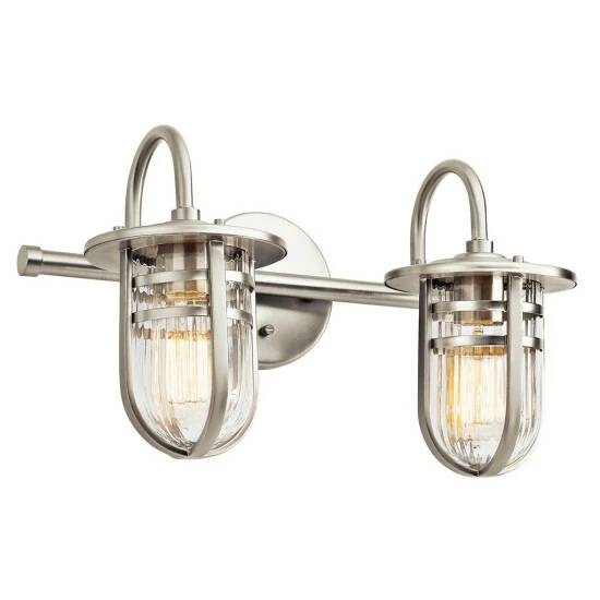 Hot Sale β Kichler Lighting Caparros Collection 2-light Brushed Nickel Bath/Vanity Light π 3 Hot Sale β Kichler Lighting Caparros Collection 2-light Brushed Nickel Bath/Vanity Light π