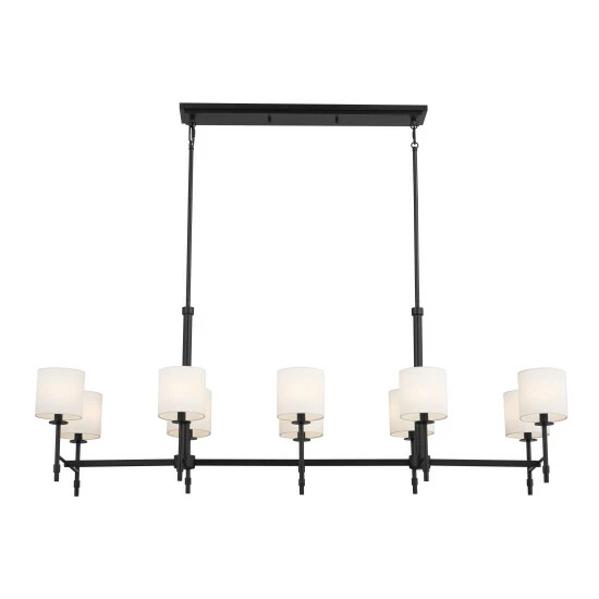 Top 10 π Kichler Lighting Ali 10-Light Black Linear Chandelier - 56.5 π 4 Top 10 π Kichler Lighting Ali 10-Light Black Linear Chandelier - 56.5 π - Image 2
