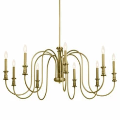 Best reviews of 🎉 Kichler Lighting Karthe 42 Inch 9-Light Chandelier Natural Brass 💯 -Kichler Lighting Shop unnamed file 491