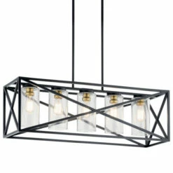 Best Sale 🌟 Kichler Lighting Moorgate Collection 5-light Black Linear Chandelier 💯 -Kichler Lighting Shop unnamed file 4940