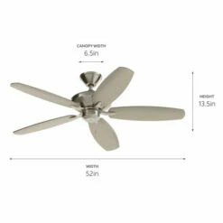 Buy 🧨 Kichler Lighting Kichler Renew Patio 52 Inch Ceiling Fan Matte White With Reversible Blades 🤩 -Kichler Lighting Shop unnamed file 4964