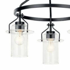 Best deal 🤩 Kichler Lighting Everett 3-Light Black Vintage Industrial Round Chandelier With Clear Glass 🎉 -Kichler Lighting Shop unnamed file 4972