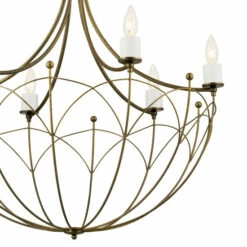 Buy 🎁 Kichler Lighting Topiary 28 Inch 6-Light Chandelier Matte White And Character Bronze 🔥 -Kichler Lighting Shop unnamed file 498