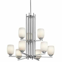 Top 10 👍 Kichler Lighting Eileen Collection 9-light Chrome Chandelier 😀