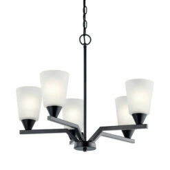 Best Sale 🔥 Kichler Lighting Skagos 5-Light Chandelier Black 👏 -Kichler Lighting Shop unnamed file 5026