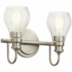 Wholesale 👍 Kichler Lighting Greenbrier 2-Light Vanity Light Brushed Nickel 😉