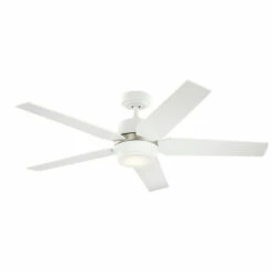Hot Sale π Kichler Lighting Kichler Maeve 52 Inch LED Ceiling Fan Matte White With Matte White Blades π§¨