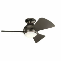 Discount β¨ Kichler Lighting Sola Collection 34-inch Olde Bronze LED Ceiling Fan β¨