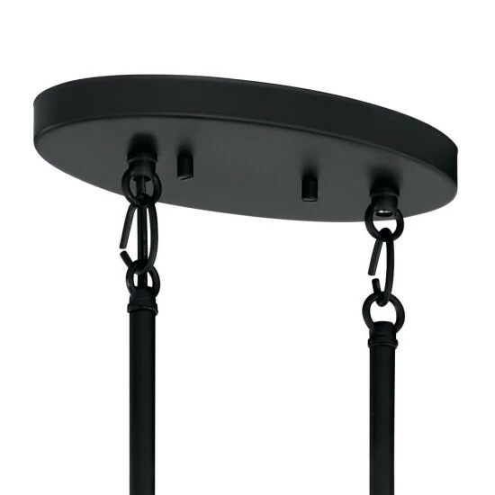 Outlet π Kichler Lighting Kichler Tolani 8 Light Oval Chandelier In Black π 5 Outlet π Kichler Lighting Kichler Tolani 8 Light Oval Chandelier In Black π - Image 3