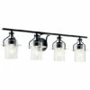 Best Sale 🤩 Kichler Lighting Everett 34.25 In. 4-Light Black Vanity Light With Clear Glass 😀 -Kichler Lighting Shop unnamed file 5080