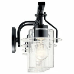 Best Sale 🤩 Kichler Lighting Everett 34.25 In. 4-Light Black Vanity Light With Clear Glass 😀 -Kichler Lighting Shop unnamed file 5082