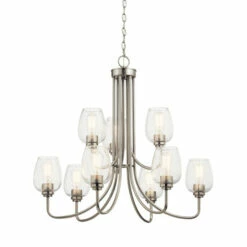 Promo ✔️ Kichler Lighting Valserrano 9-Light Chandelier Brushed Nickel ⌛ -Kichler Lighting Shop unnamed file 5159