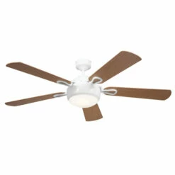 Best deal β¨ Kichler Lighting Humble 60 Inch Integrated LED Indoor White Ceiling Fan π₯