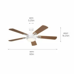 Best deal ✨ Kichler Lighting Humble 60 Inch Integrated LED Indoor White Ceiling Fan 🔥 -Kichler Lighting Shop unnamed file 5183