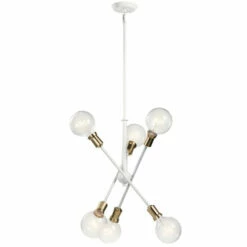 Hot Sale 😀 Kichler Lighting Armstrong 6-Light Chandelier White 😀 -Kichler Lighting Shop unnamed file 5187
