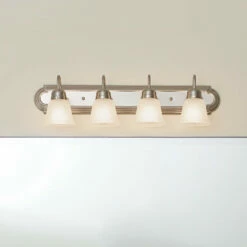 Flash Sale 👍 Kichler Lighting Traditional 4-light Brushed Nickel Bath/Vanity Light 🌟 -Kichler Lighting Shop unnamed file 5198