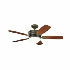 Best reviews of 👍 Kichler Lighting Carlson Collection 52-inch Oiled Bronze LED Ceiling Fan 🧨
