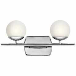 Flash Sale ⭐ Kichler Lighting Jasper Collection 2-light Chrome Halogen Bath/Vanity Light 🧨 -Kichler Lighting Shop unnamed file 5249