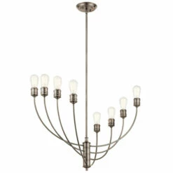 Best Sale 🧨 Kichler Lighting Hatton 8-Light Chandelier Classic Pewter 🥰 -Kichler Lighting Shop unnamed file 5349