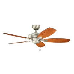 Cheap 👍 Kichler Lighting Canfield Collection 52-inch Brushed Nickel Ceiling Fan ❤️ -Kichler Lighting Shop unnamed file 5358