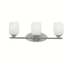 Outlet 😀 Kichler Lighting Eileen Collection 3-light Chrome Bath/Vanity Light ❤️