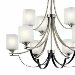 Flash Sale 🎉 Kichler Lighting Tula 9-Light Chandelier Brushed Nickel ⭐ -Kichler Lighting Shop unnamed file 5375