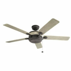 Deals ✨ Kichler Lighting Uma Collection 60-inch Weathered Zinc Ceiling Fan 👍