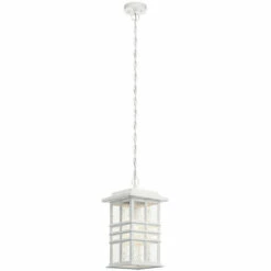 Wholesale ✨ Kichler Lighting Kichler Beacon Square 1-light White Outdoor Pendant 🎁