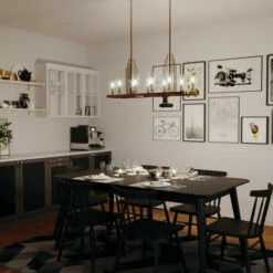 Cheap 👍 Kichler Lighting Kichler Kimrose 10 Light Linear Chandelier With Clear Fluted Glass In Brushed Natural Brass 🎉 -Kichler Lighting Shop unnamed file 546