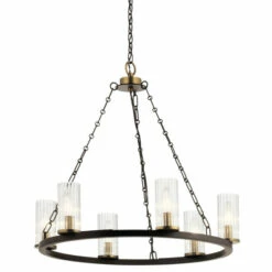 Best Sale ✔️ Kichler Lighting Mathias 6-Light Chandelier Ribbed Glass Olde Bronze 🧨 -Kichler Lighting Shop unnamed file 5463