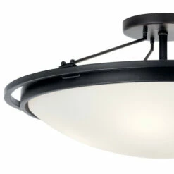 Flash Sale 💯 Kichler Lighting 23.25 Inch 4-Light Semi Flush Mount Light Black ✔️ -Kichler Lighting Shop unnamed file 5542