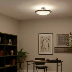 Flash Sale 💯 Kichler Lighting 23.25 Inch 4-Light Semi Flush Mount Light Black ✔️ -Kichler Lighting Shop unnamed file 5546