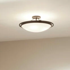 Flash Sale 💯 Kichler Lighting 23.25 Inch 4-Light Semi Flush Mount Light Black ✔️ -Kichler Lighting Shop unnamed file 5547