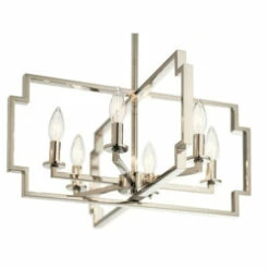 Top 10 🌟 Kichler Lighting Downtown Deco Collection 6-light Polished Nickel Chandelier/Semi-Flush Mount 👏 -Kichler Lighting Shop unnamed file 5554