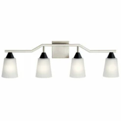 Promo ⭐ Kichler Lighting Skagos 4-Light Vanity Light Brushed Nickel 🧨 -Kichler Lighting Shop unnamed file 5577