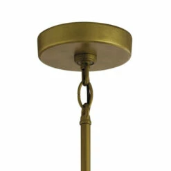 Budget ⌛ Kichler Lighting Kichler Camillo 18 Inch 1 Light Hanging Pendant With Clear Seeded Glass In Natural Brass ⭐ -Kichler Lighting Shop unnamed file 5596