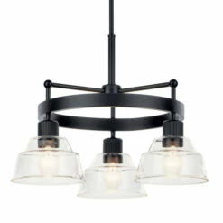 Flash Sale 🎉 Kichler Lighting Eastmont 3-Light Chandelier With Clear Glass. ✨ -Kichler Lighting Shop unnamed file 5607