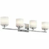 Top 10 🌟 Kichler Lighting O'Hara Collection 4-light Chrome Halogen Bath/Vanity Light ✨