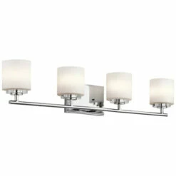 Top 10 🌟 Kichler Lighting O'Hara Collection 4-light Chrome Halogen Bath/Vanity Light ✨