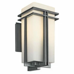 Budget π Kichler Lighting Tremillo Collection 1-light Black Outdoor Wall Sconce π