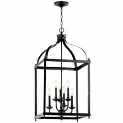 Wholesale ⭐ Kichler Lighting Kichler Larkin Black Foyer Chandelier ✔️