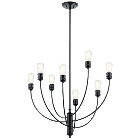 Cheap β¨ Kichler Lighting Hatton 8-Light Chandelier Black π 3 Cheap β¨ Kichler Lighting Hatton 8-Light Chandelier Black π