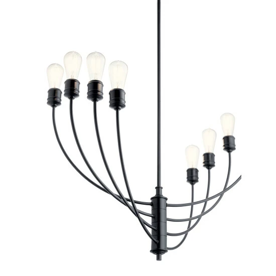 Cheap β¨ Kichler Lighting Hatton 8-Light Chandelier Black π 4 Cheap β¨ Kichler Lighting Hatton 8-Light Chandelier Black π - Image 2