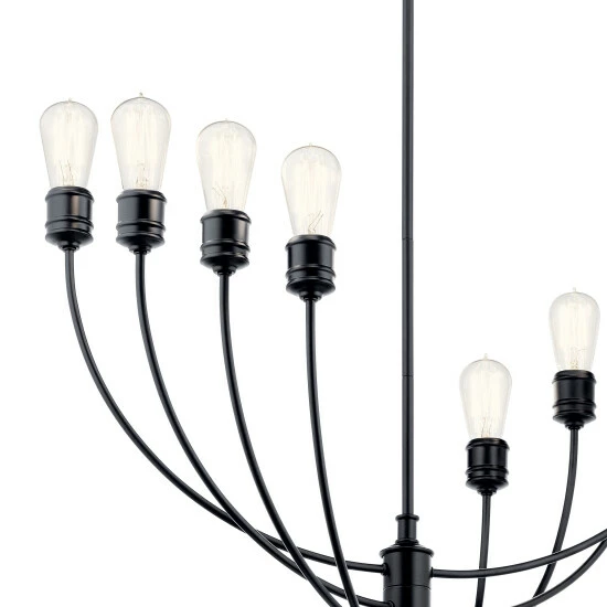 Cheap β¨ Kichler Lighting Hatton 8-Light Chandelier Black π 7 Cheap β¨ Kichler Lighting Hatton 8-Light Chandelier Black π - Image 5