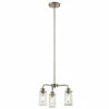 New ❤️ Kichler Lighting Braelyn 3-light Pewter Chandelier/Semi-Flush 🌟 -Kichler Lighting Shop unnamed file 568