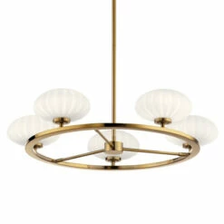 Coupon 😉 Kichler Lighting Pim 5-Light Round Chandelier Fox Gold 😉 -Kichler Lighting Shop unnamed file 5689