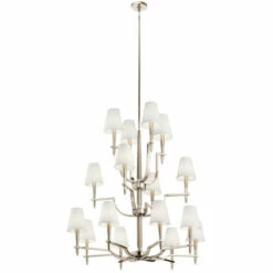 Best deal ⌛ Kichler Lighting Kichler Kinsey 16-light Polished Nickel Chandelier 🌟