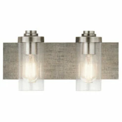 Deals 🤩 Kichler Lighting Dalwood Collection 2-light Pewter Bath/Vanity Light ✔️ -Kichler Lighting Shop unnamed file 5746
