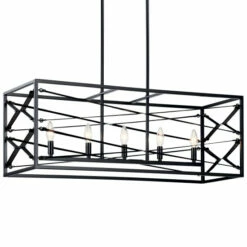 Discount ❤️ Kichler Lighting Sevan 5-Light Linear Chandelier Black ❤️ -Kichler Lighting Shop unnamed file 5759